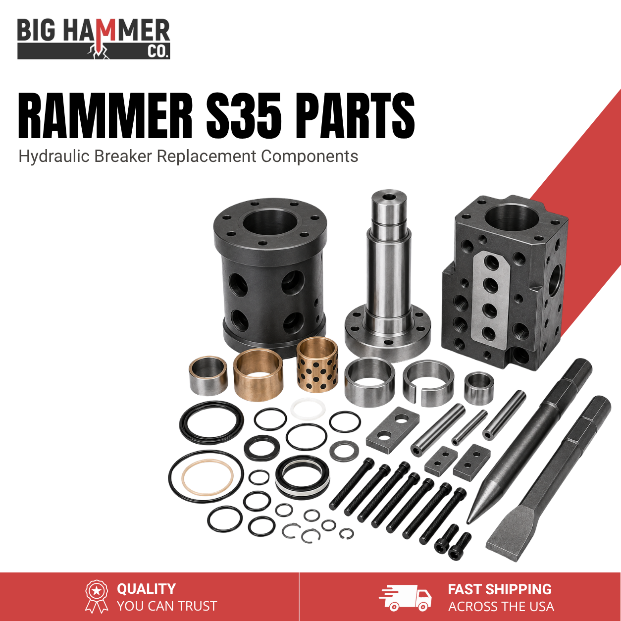 All Parts for Rammer S35 Hydraulic Breaker