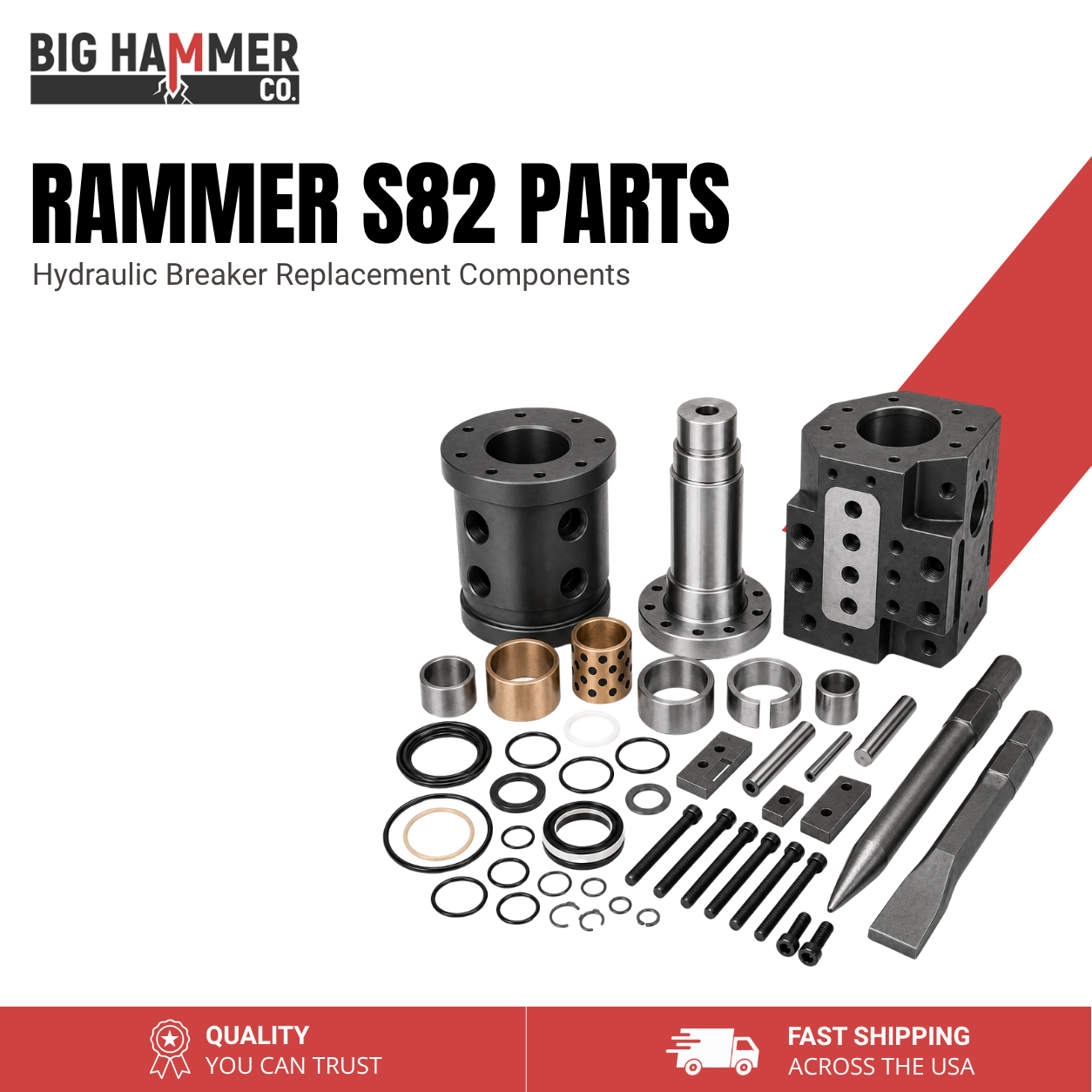 All Parts for Rammer S82 Hydraulic Breaker