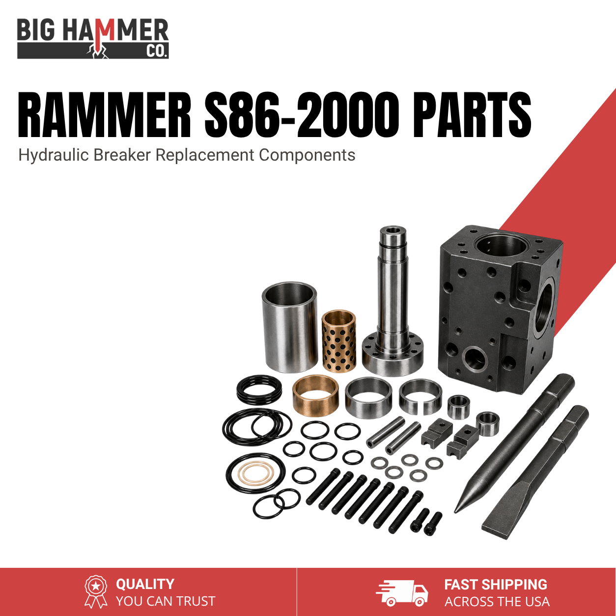 All Parts for Rammer S86-2000 Hydraulic Breaker