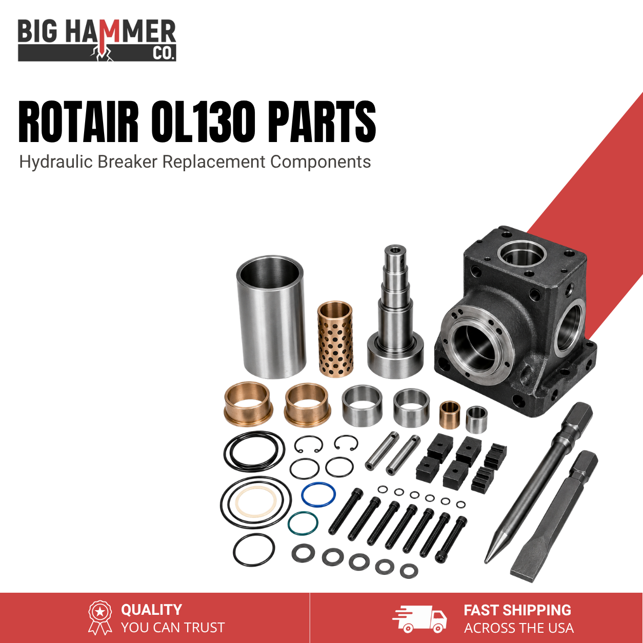 All Parts for Rotair OL130 Hydraulic Breaker