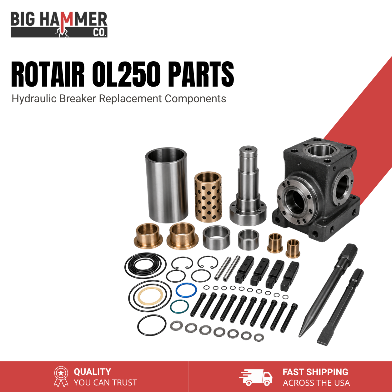 All Parts for Rotair OL250 Hydraulic Breaker