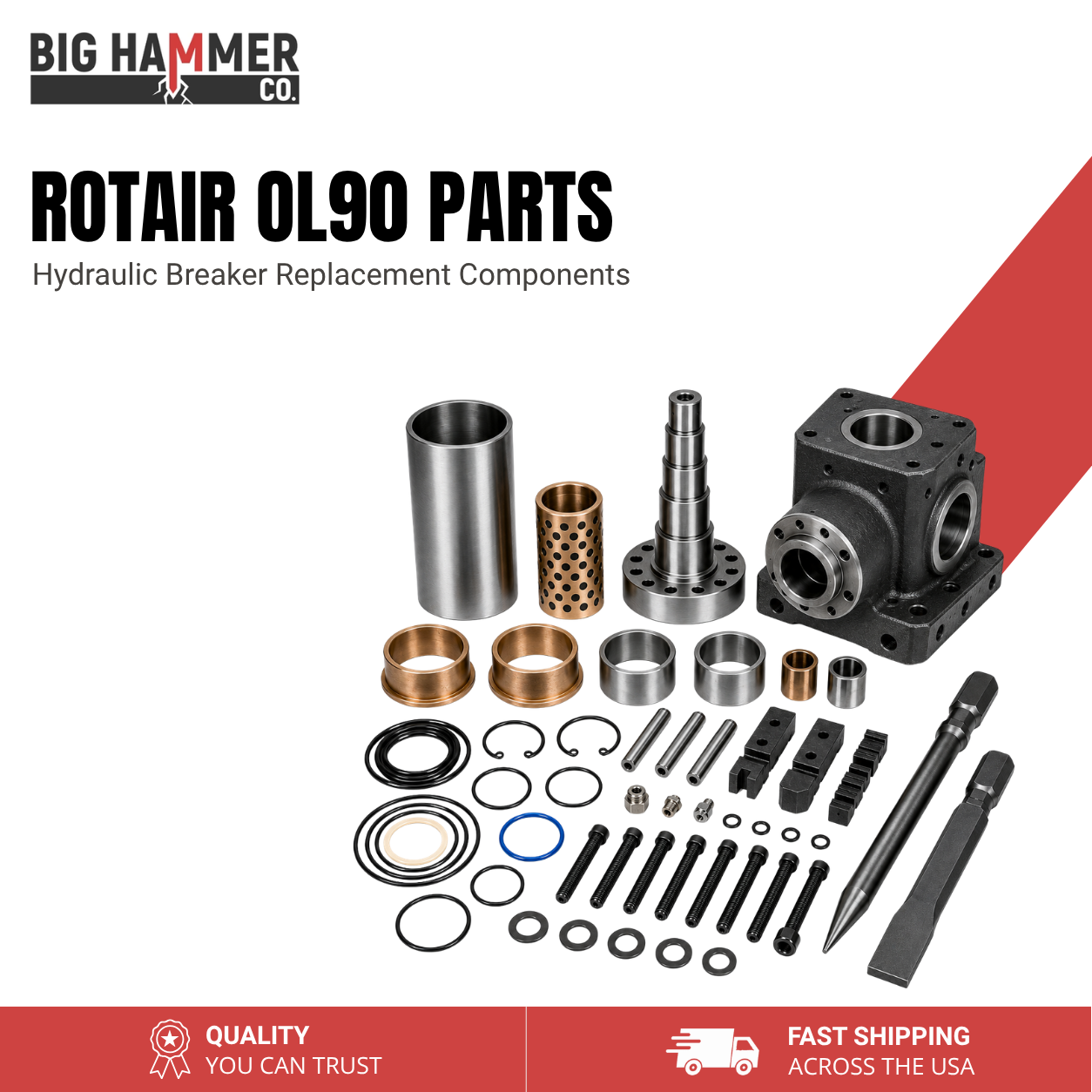 All Parts for Rotair OL90 Hydraulic Breaker