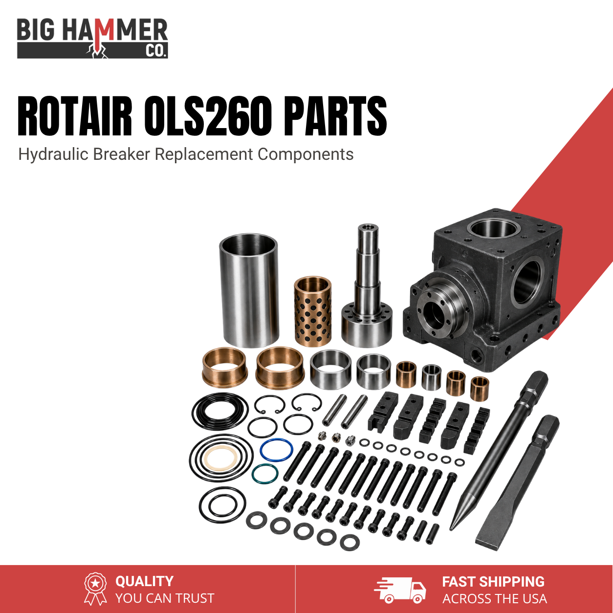 All Parts for Rotair OLS260 Hydraulic Breaker