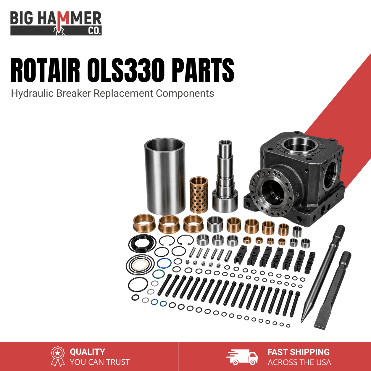 All Parts for Rotair OLS330 Hydraulic Breaker