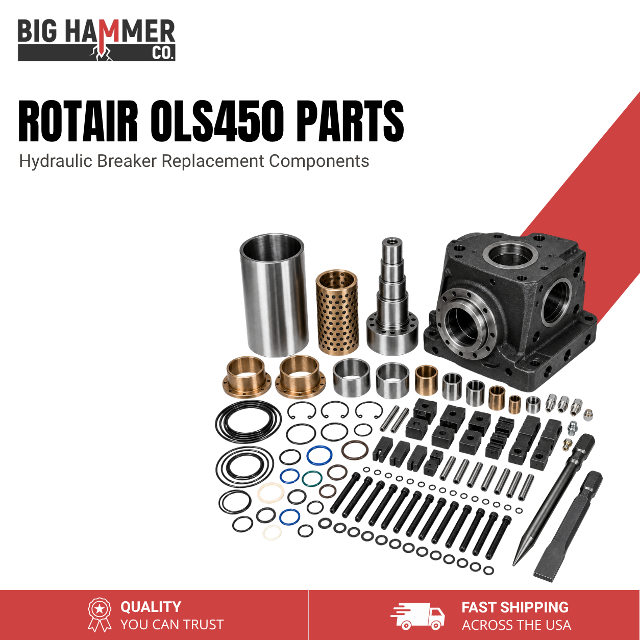 All Parts for Rotair OLS450 Hydraulic Breaker