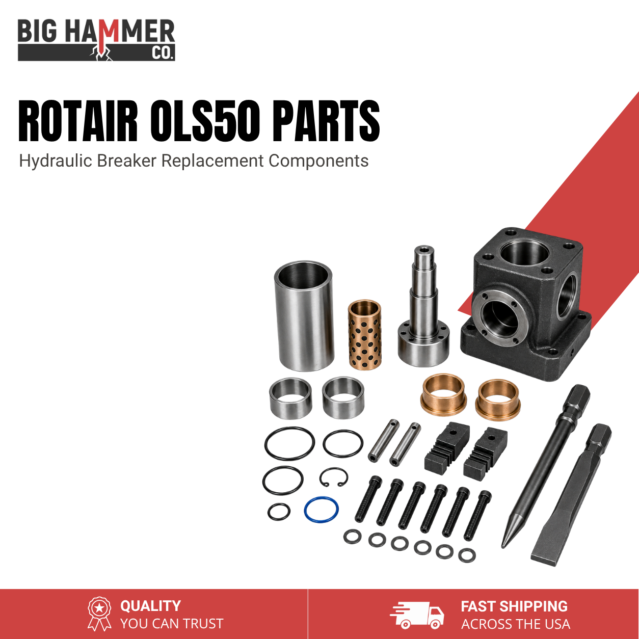 All Parts for Rotair OLS50 Hydraulic Breaker