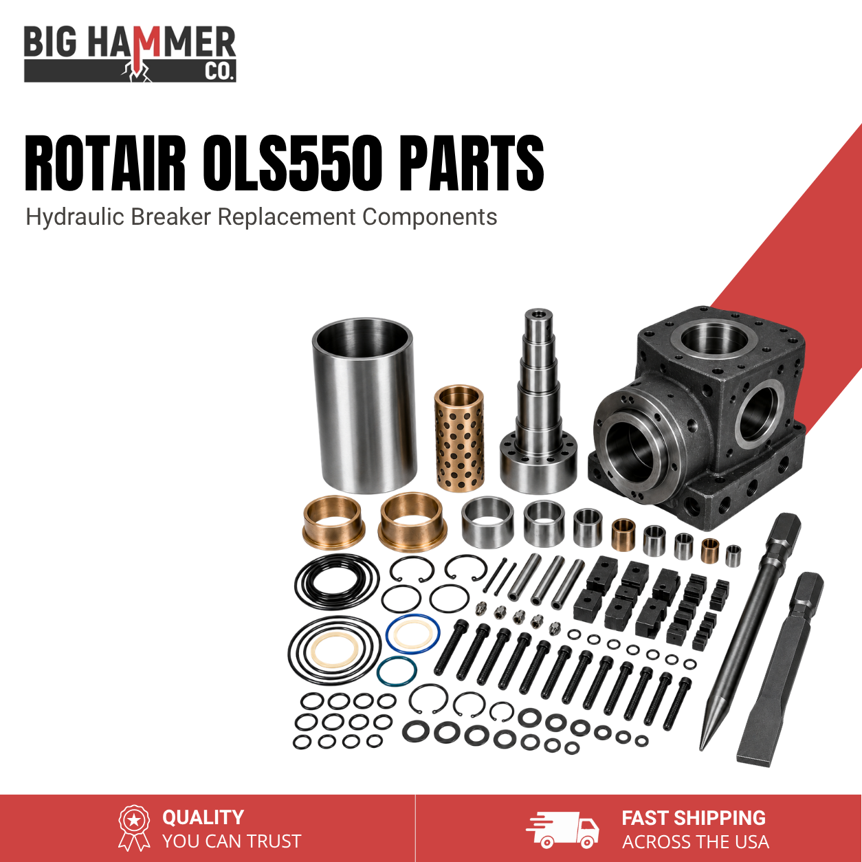 All Parts for Rotair OLS550 Hydraulic Breaker
