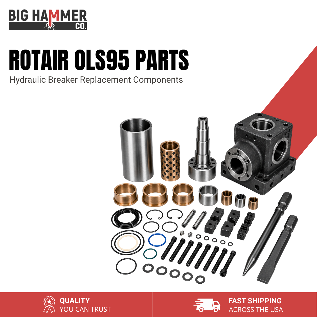 All Parts for Rotair OLS95 Hydraulic Breaker