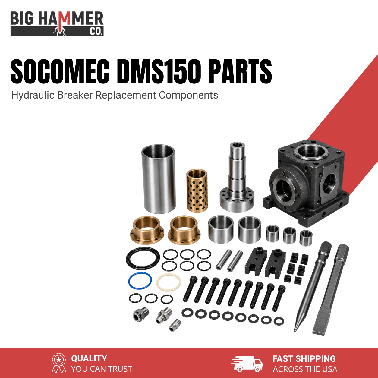 All Parts for Socomec DMS150 Hydraulic Breaker