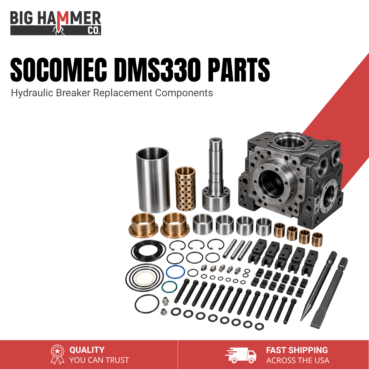 All Parts for Socomec DMS330 Hydraulic Breaker