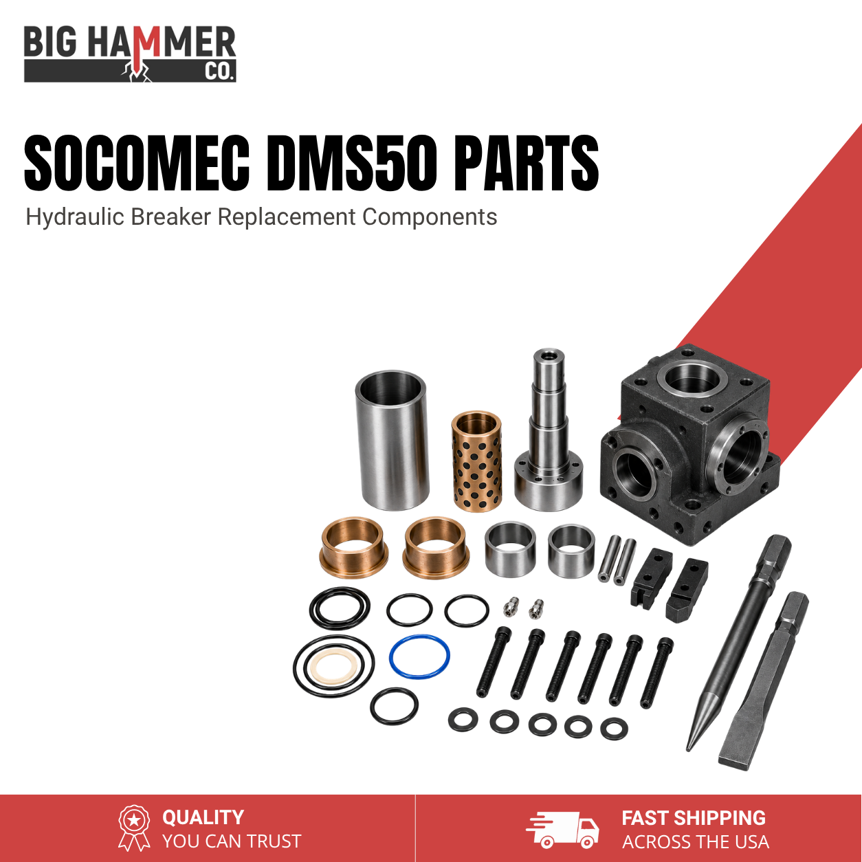 All Parts for Socomec DMS50 Hydraulic Breaker