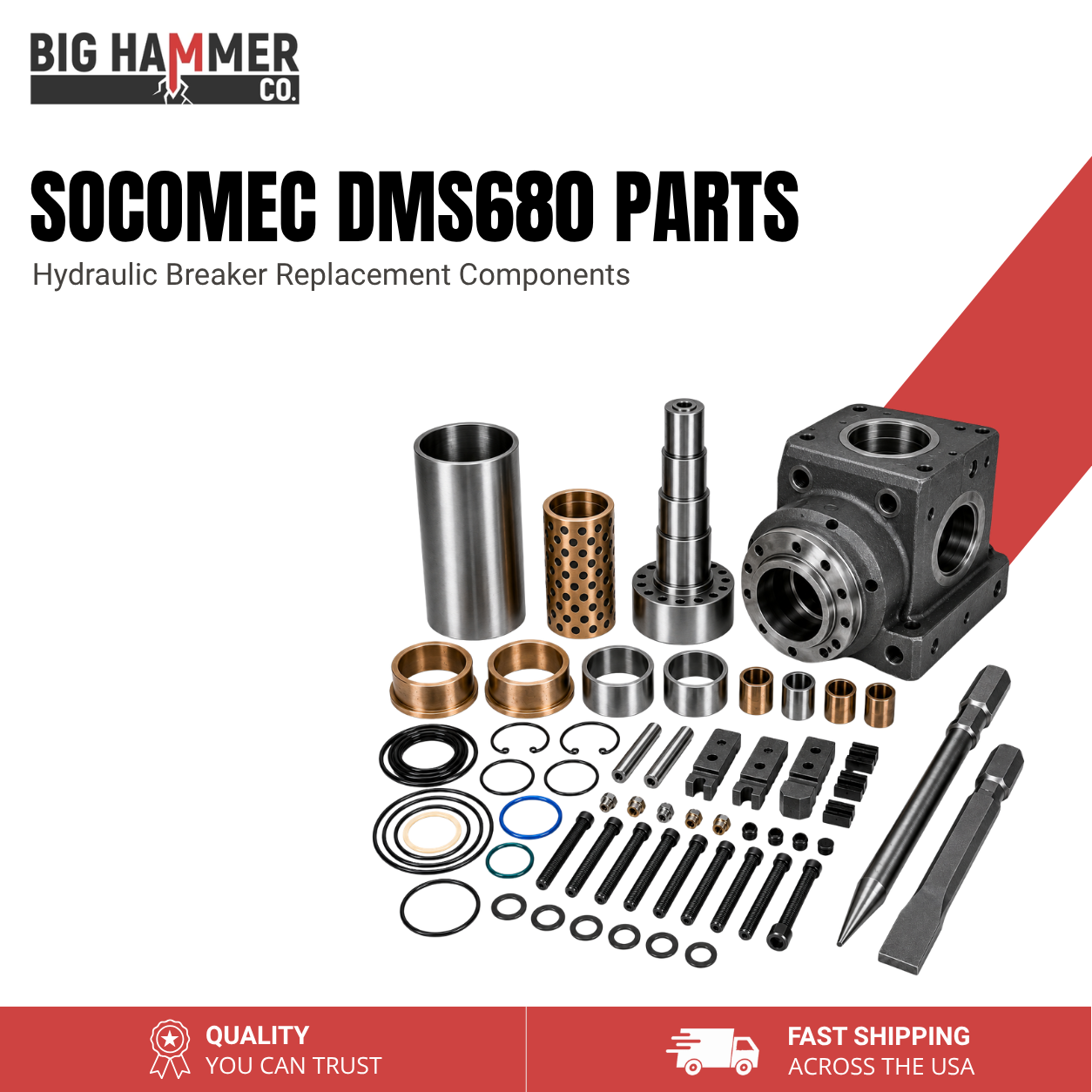 All Parts for Socomec DMS680 Hydraulic Breaker