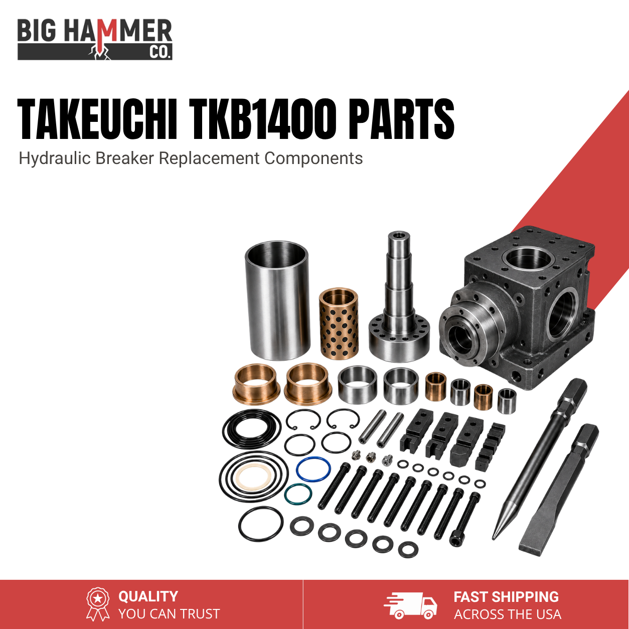 All Parts for TAKEUCHI TKB1400 Hydraulic Breaker