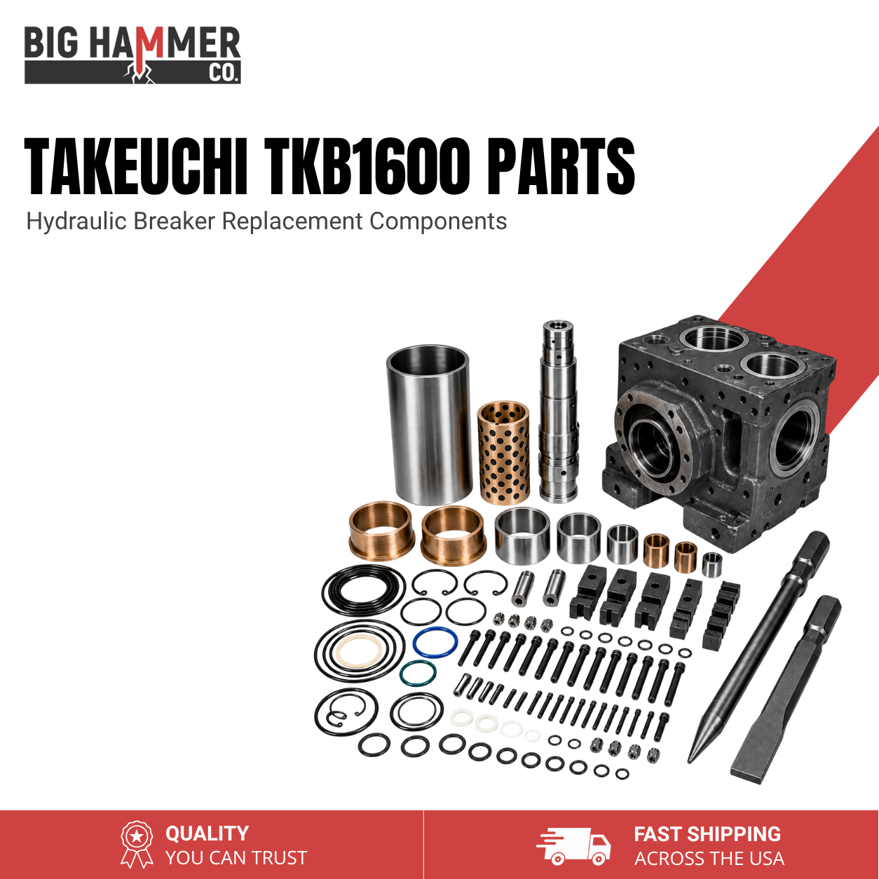 All Parts for TAKEUCHI TKB1600 Hydraulic Breaker