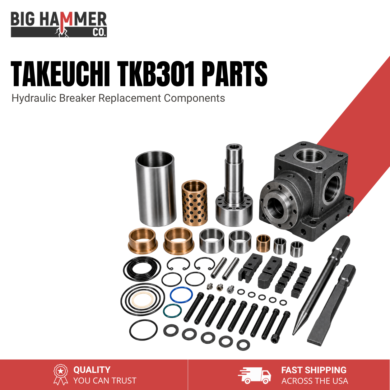 All Parts for TAKEUCHI TKB301 Hydraulic Breaker