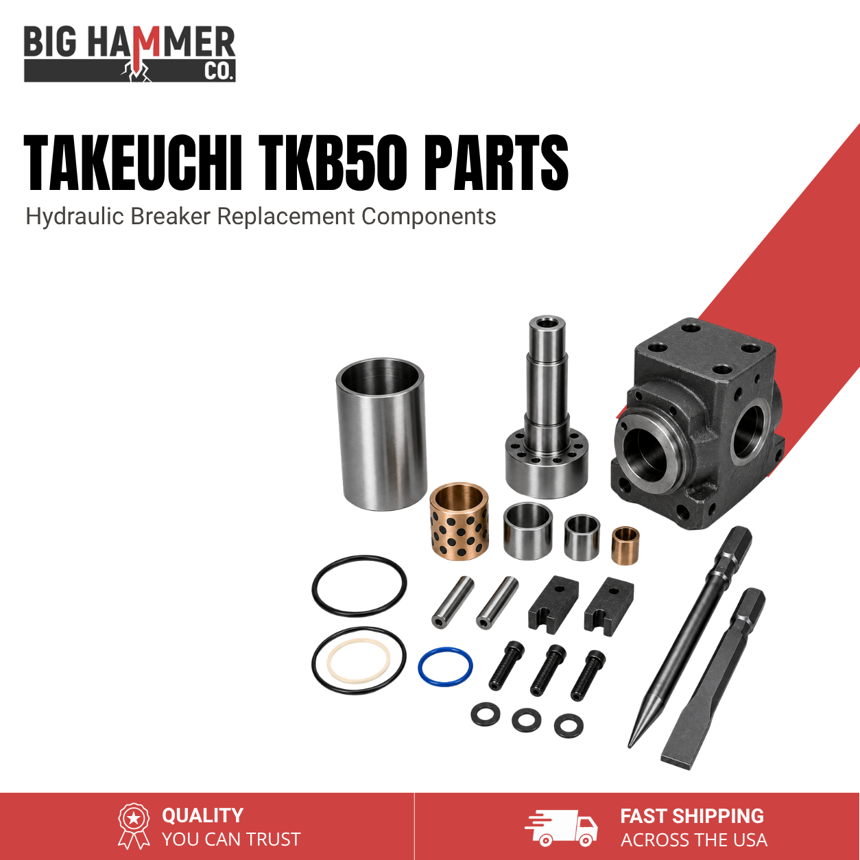 All Parts for TAKEUCHI TKB50 Hydraulic Breaker
