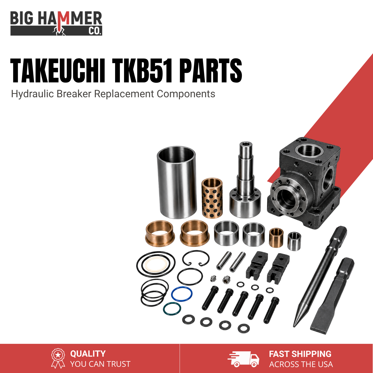 All Parts for TAKEUCHI TKB51 Hydraulic Breaker