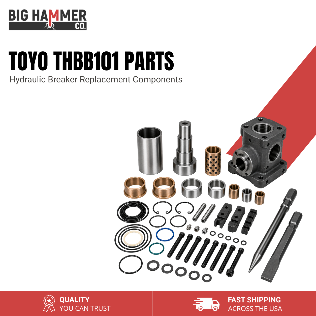 All Parts for Toyo THBB101 Hydraulic Breaker