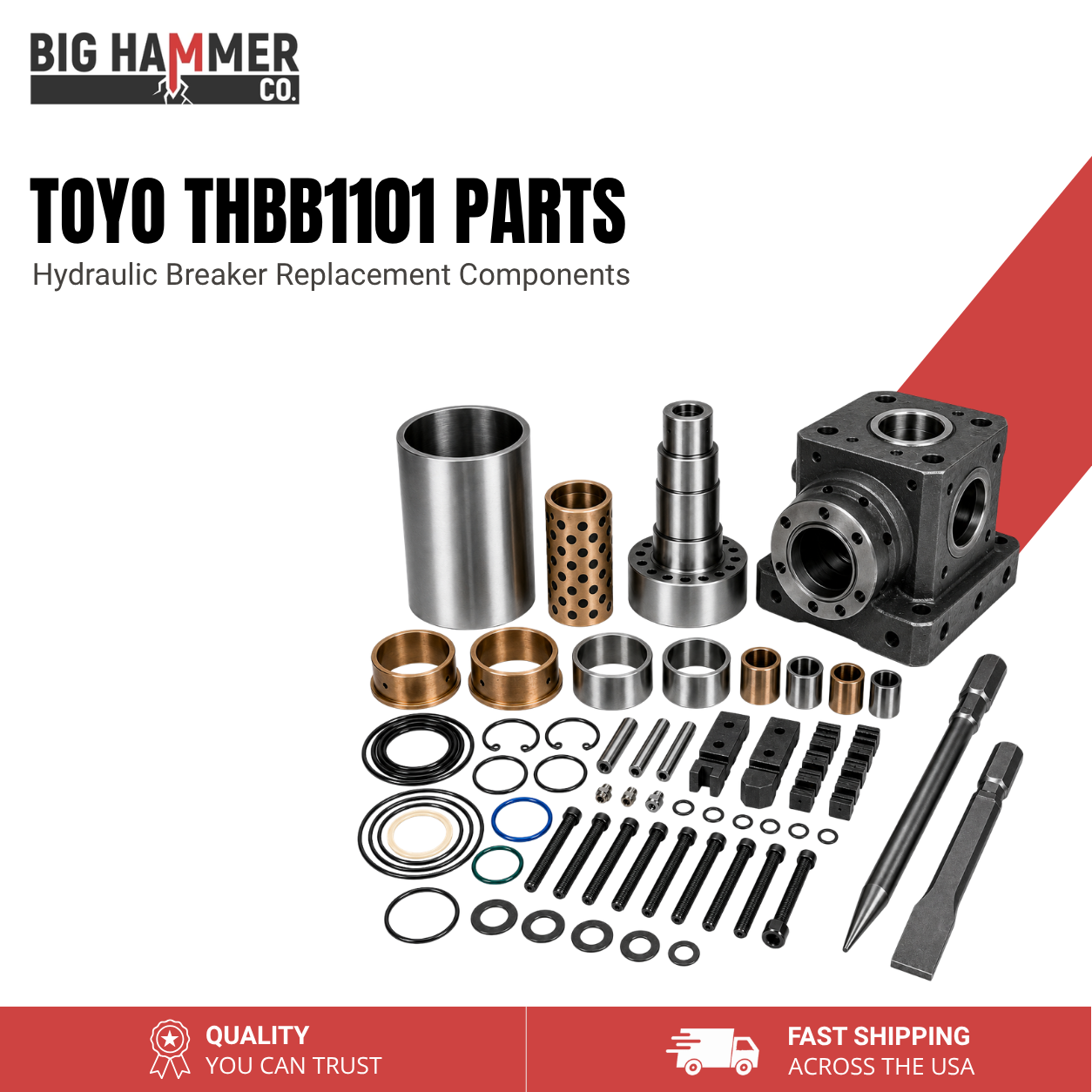 All Parts for Toyo THBB1101 Hydraulic Breaker