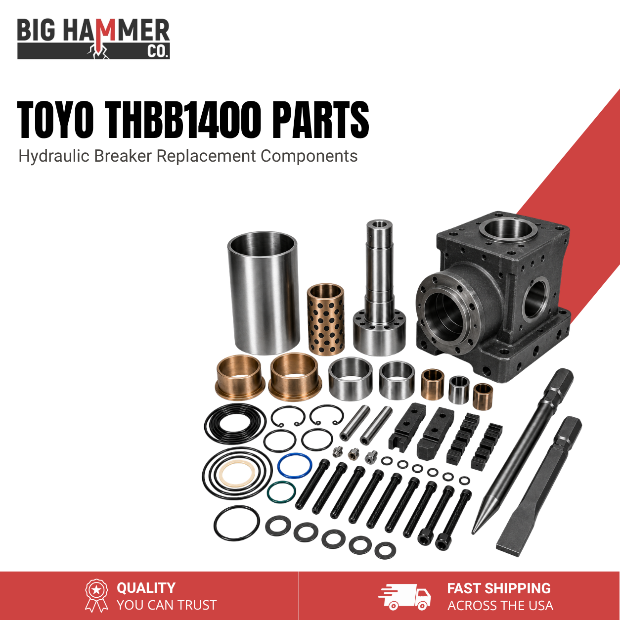 All Parts for Toyo THBB1400 Hydraulic Breaker