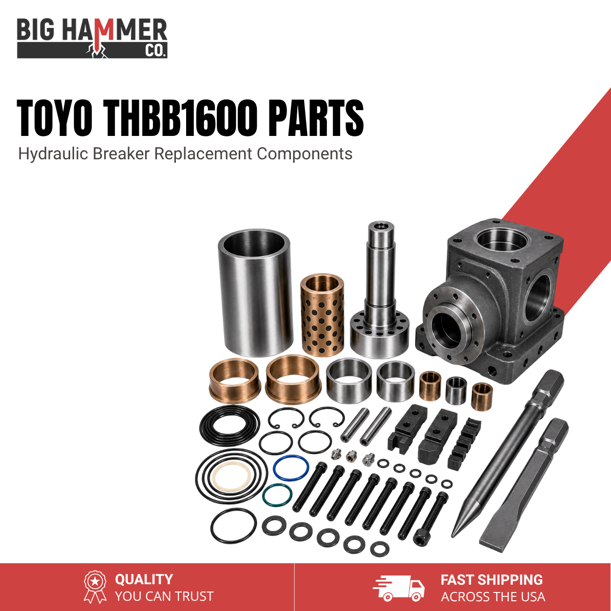 All Parts for Toyo THBB1600 Hydraulic Breaker