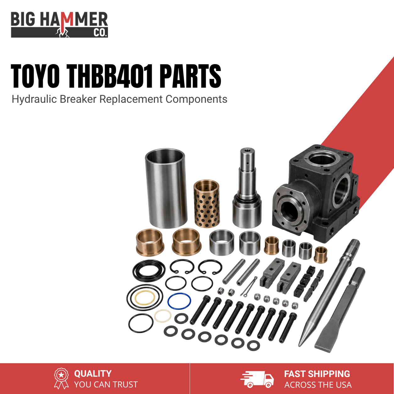All Parts for Toyo THBB401 Hydraulic Breaker
