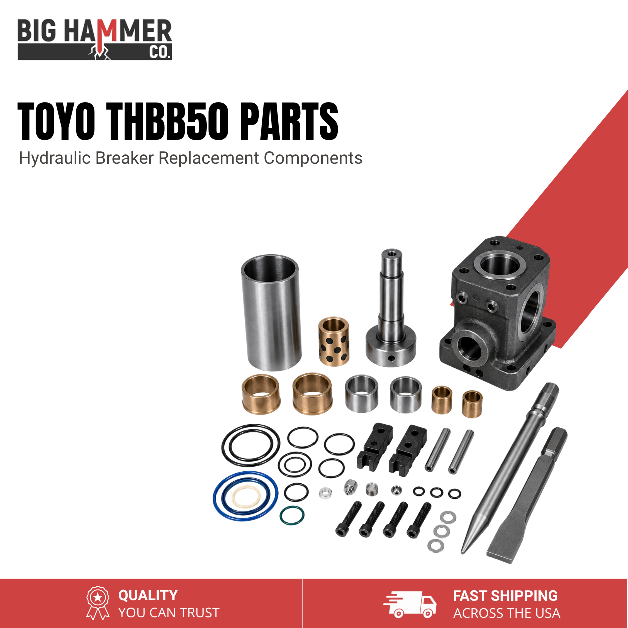 All Parts for Toyo THBB50 Hydraulic Breaker