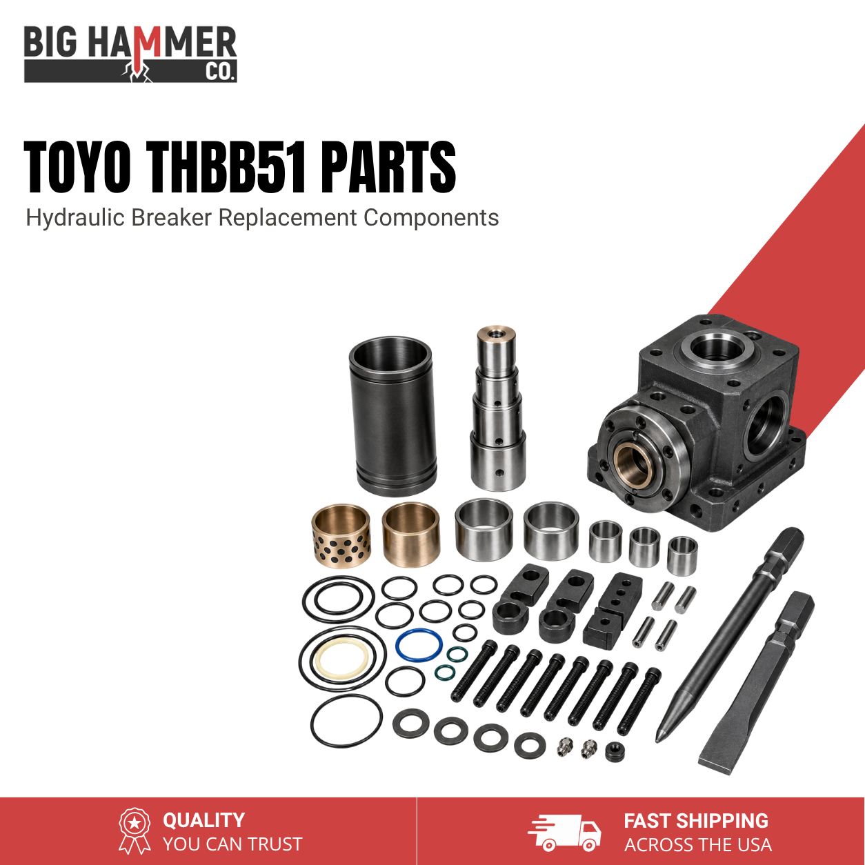 All Parts for Toyo THBB51 Hydraulic Breaker