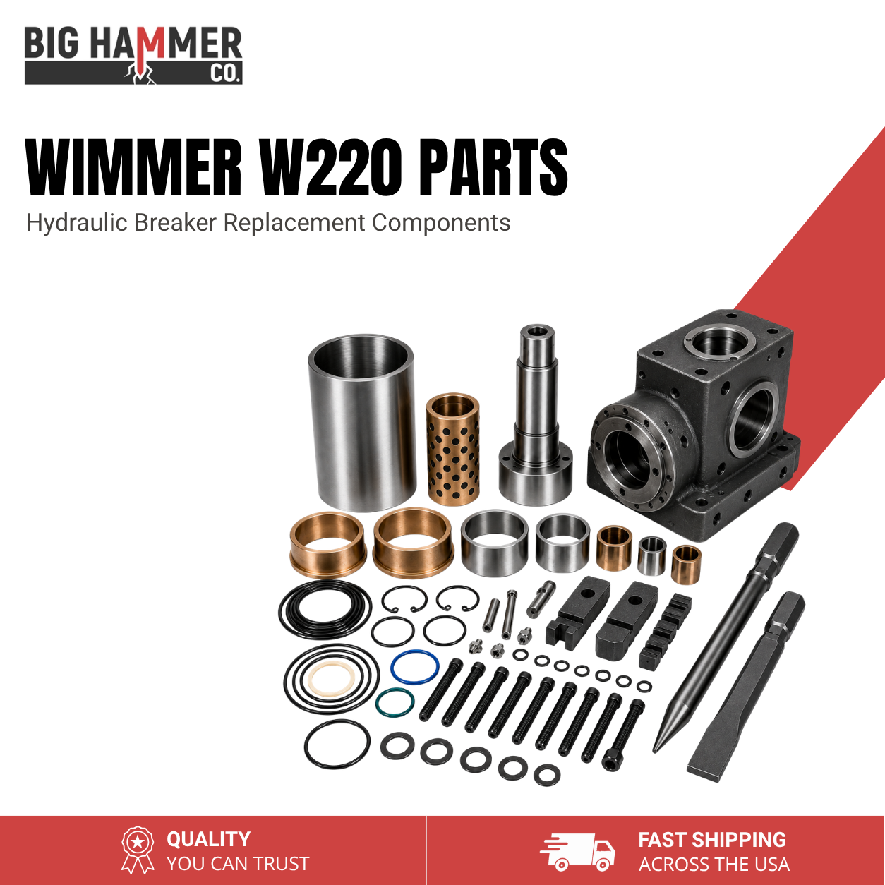 All Parts for Wimmer W220 Hydraulic Breaker