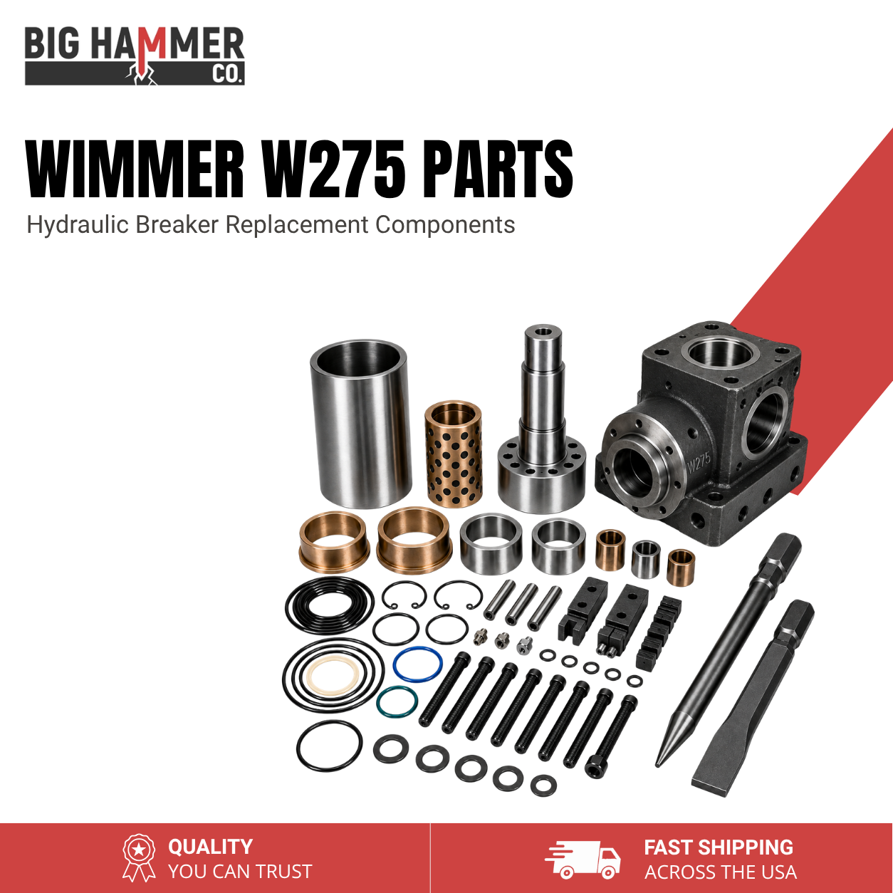All Parts for Wimmer W275 Hydraulic Breaker
