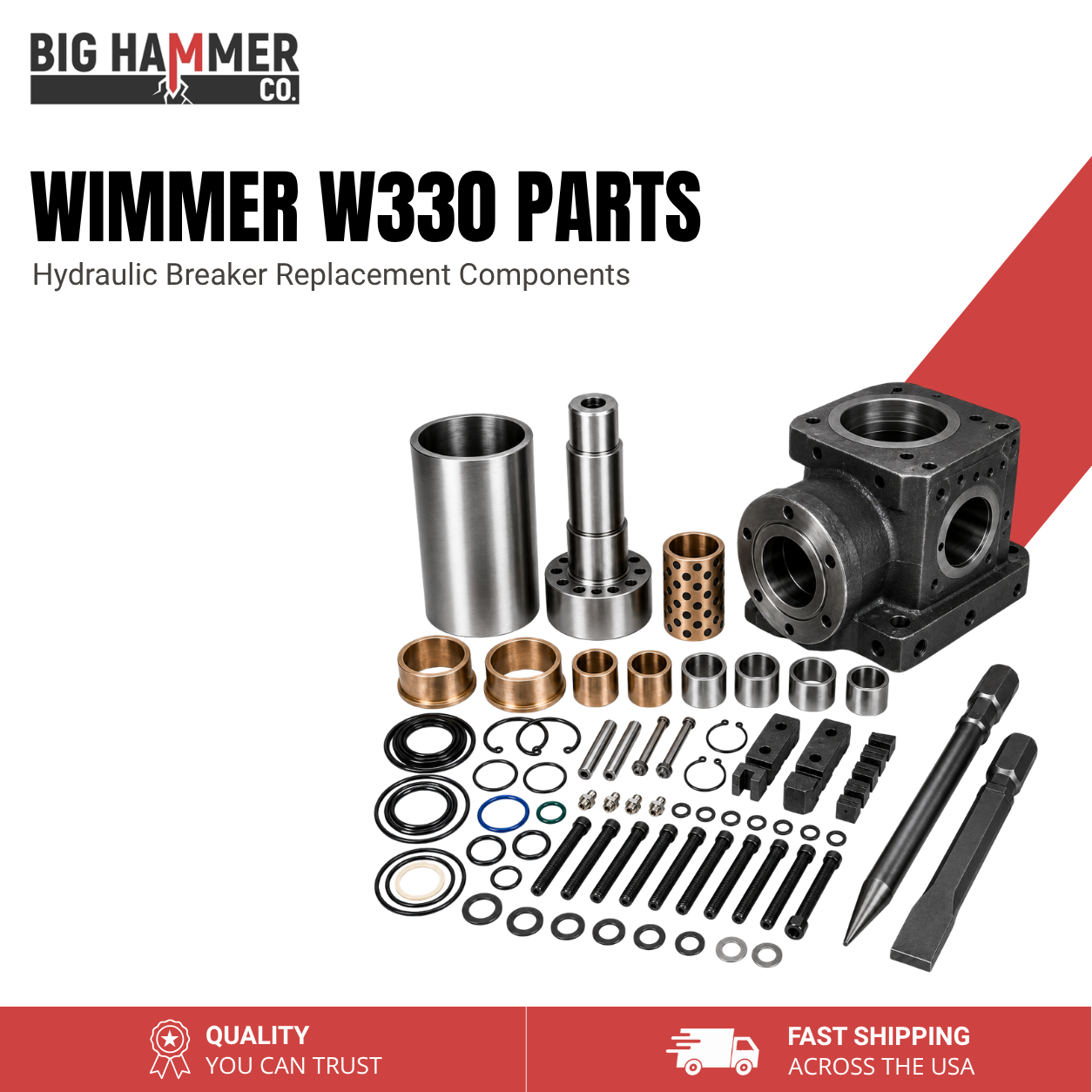 All Parts for Wimmer W330 Hydraulic Breaker