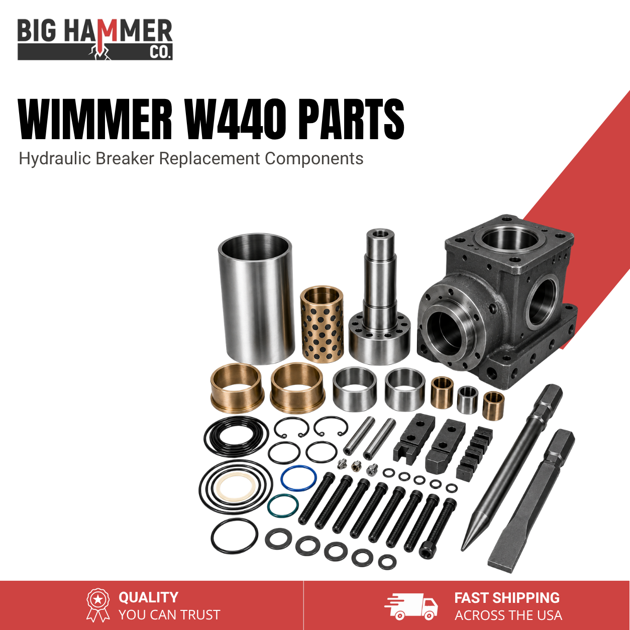 All Parts for Wimmer W440 Hydraulic Breaker