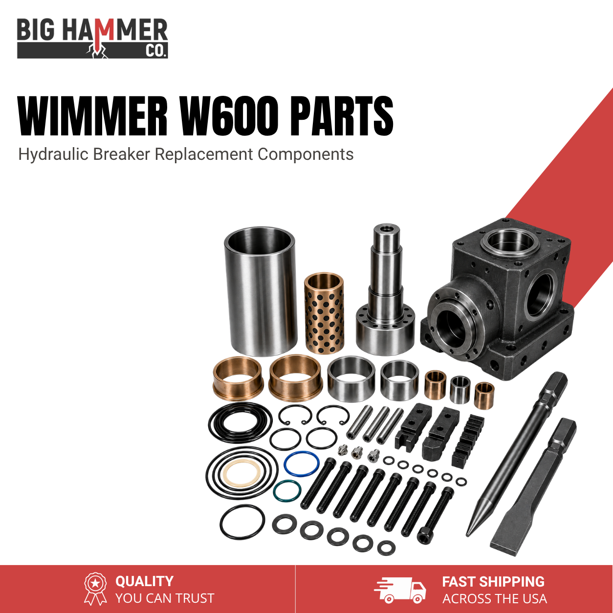 All Parts for Wimmer W600 Hydraulic Breaker
