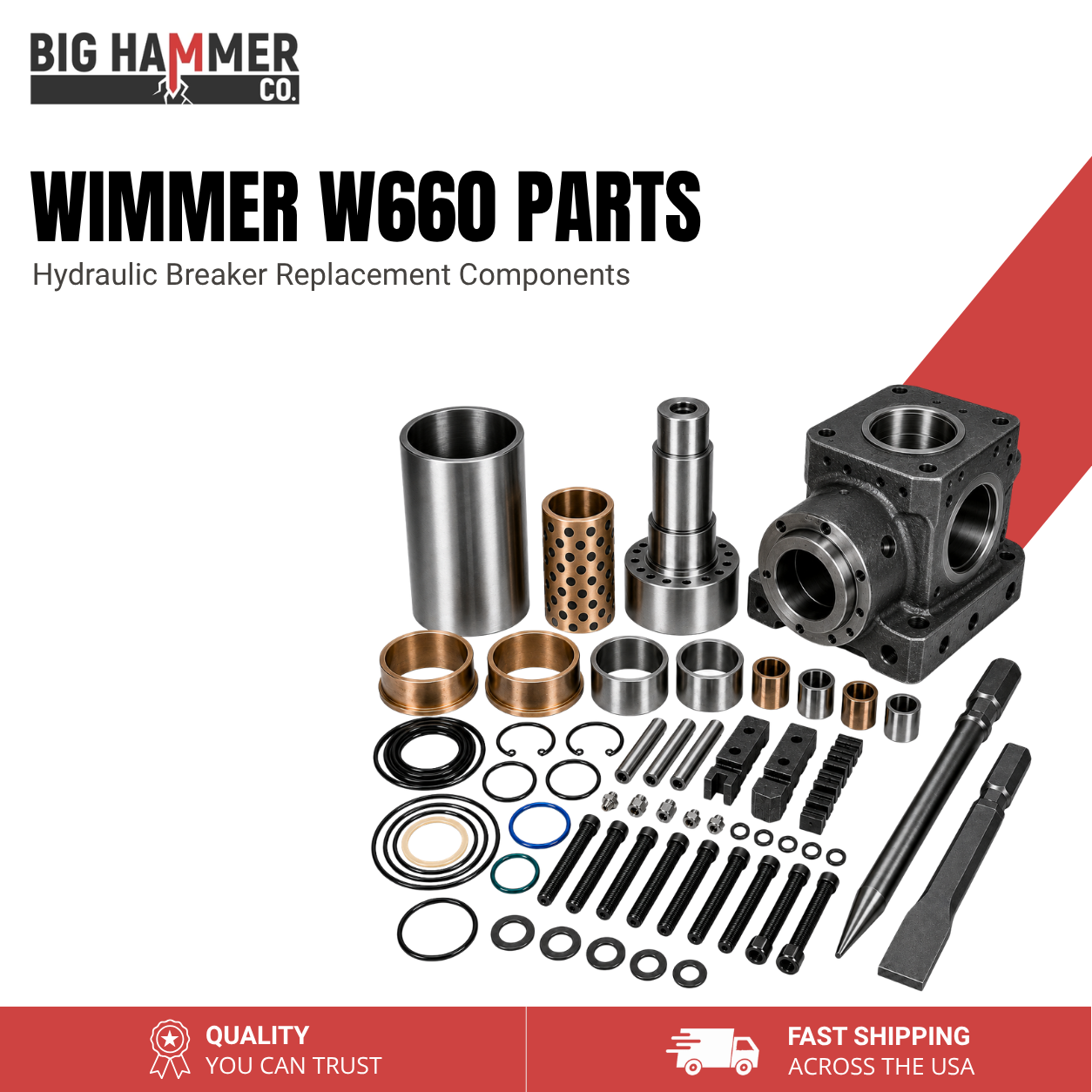 All Parts for Wimmer W660 Hydraulic Breaker