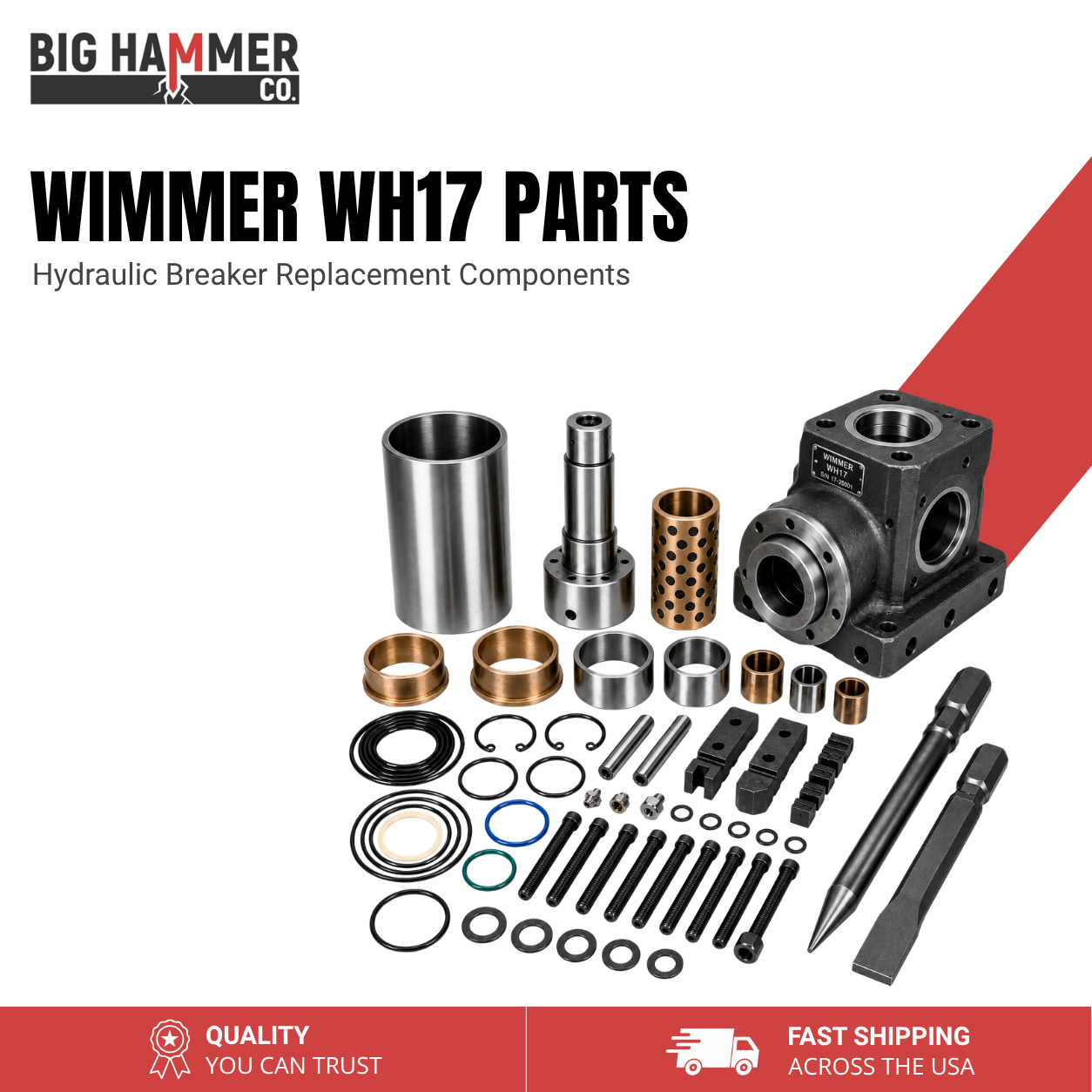 All Parts for Wimmer WH17 Hydraulic Breaker