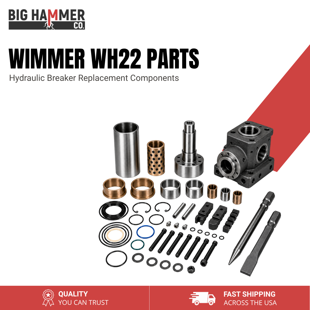 All Parts for Wimmer WH22 Hydraulic Breaker