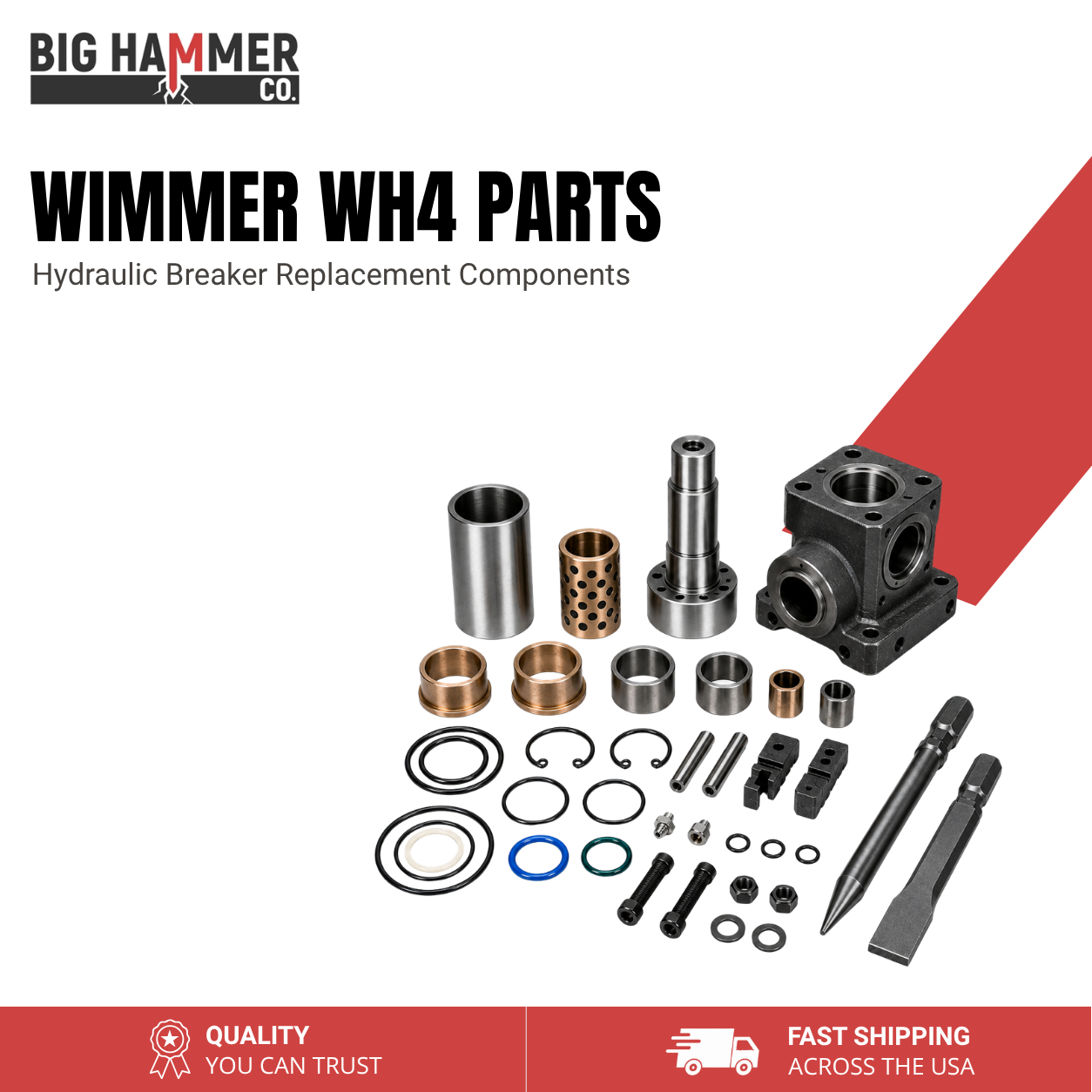 All Parts for Wimmer WH4 Hydraulic Breaker