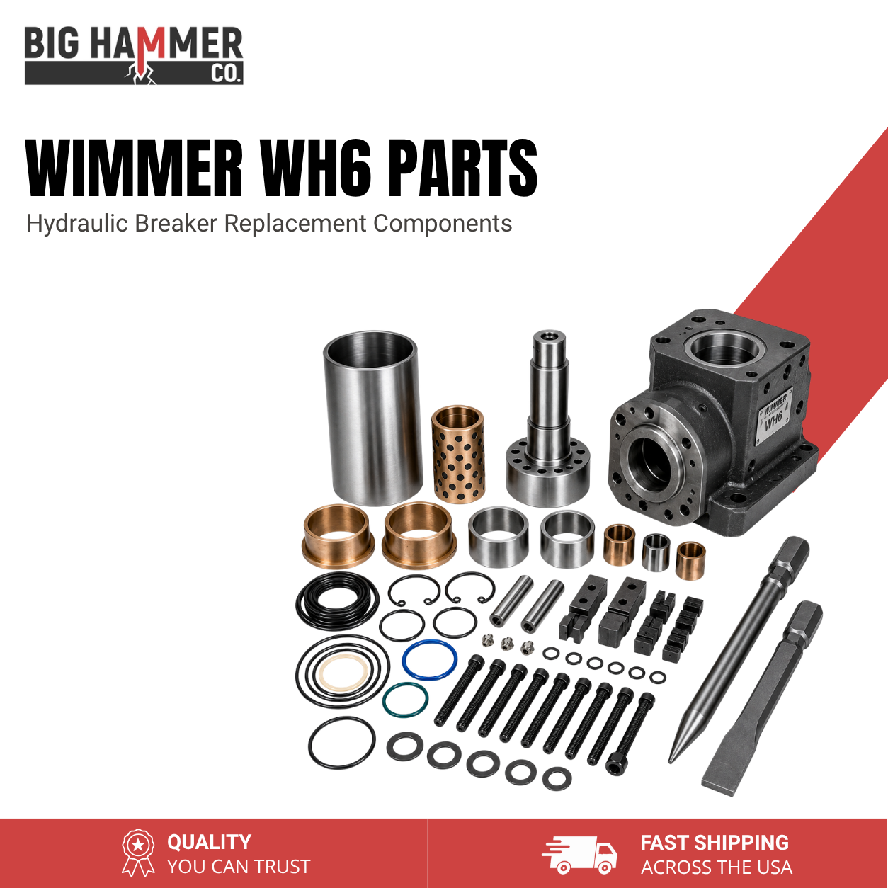 All Parts for Wimmer WH6 Hydraulic Breaker
