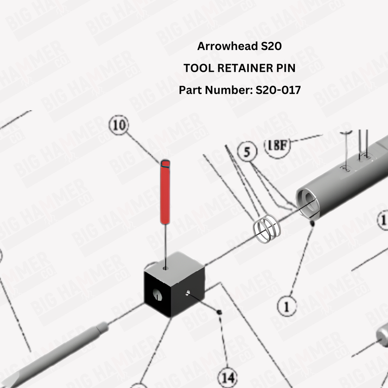 Arrowhead S20 Tool Retainer Pin