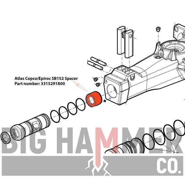 Atlas Copco/Epiroc SB152 Spacer