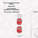 Atlas Copco/Epiroc EC120T, HM1270 Lower Bushing