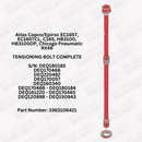 Atlas Copco/Epiroc EC165T, EC165TCL, C165, HB3100, HB3100DP, Chicago Pneumatic RX46 Side Bolt Complete