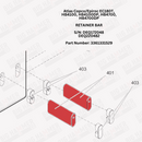 Atlas Copco/Epiroc EC180T, HB4100, HB4100DP, HB4200, HB4200DP, HB4700, HB4700DP, Chicago Pneumatic CP4250, RX53, RX54 Tool Retainer