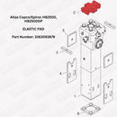 Atlas Copco/Epiroc HB2500, HB2500DP Elastic Pad