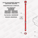 Atlas Copco/Epiroc MB1000, MB1000DP, MB1000E Side Bolt Complete