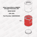 Atlas Copco/Epiroc MB800, Chicago Pneumatic 750 Lower Bushing