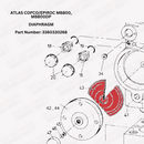 Atlas Copco/Epiroc MB800, MB800DP Diaphragm