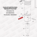 Atlas Copco/Epiroc PB420, PB420VS, IM400, Chicago Pneumatic CP400, RX8 Retainer Pin