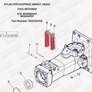 Atlas Copco/Epiroc SB302, SB452T Tool Retainer XL