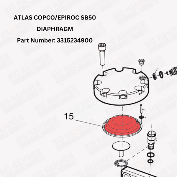 Atlas Copco/Epiroc SB50 Diaphragm